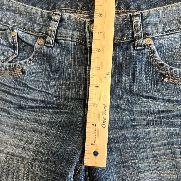 90s Vintage Tommy Hilfiger Freedom Crop Low Rise Raw Hem Jeans Size 4 - Picture 9 of 9